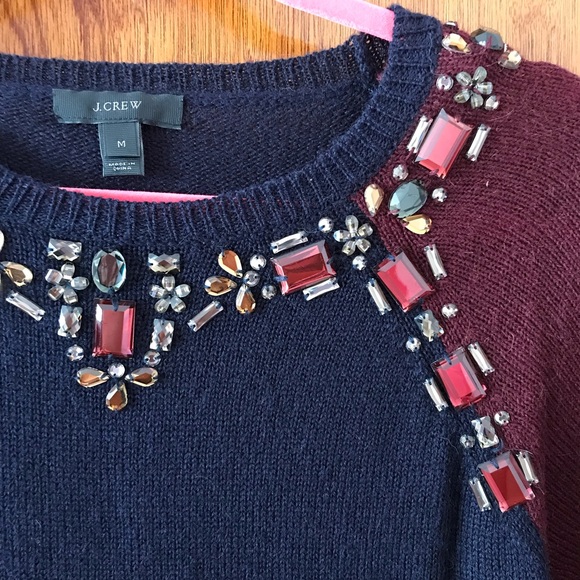 J.Crew Rhinestone Top - Picture 2 of 5